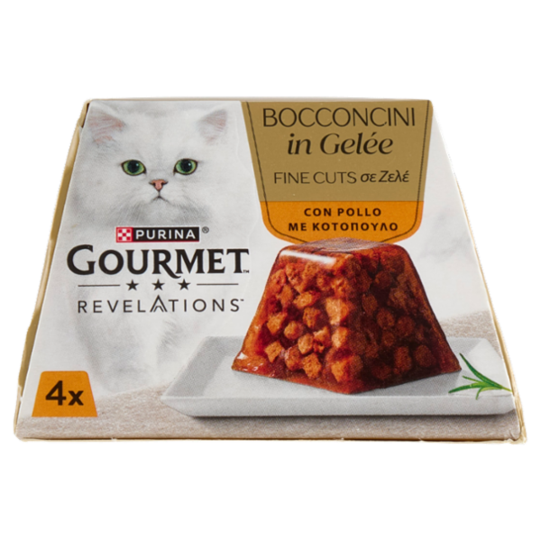 PURINA GOURMET Revelations Bocconcini in Gelée con Pollo 4 x 57 g