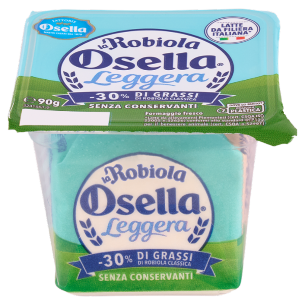 Fattorie Osella Robiola Leggera formaggio fresco 90 g