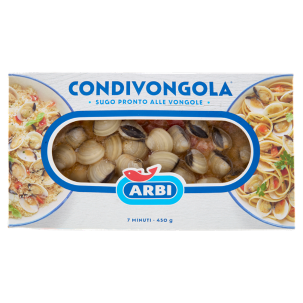 Arbi Condivongola Sugo Pronto alle Vongole 450 g