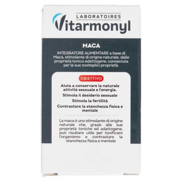 Laboratoires Vitarmonyl Maca Tonico sessuale 60 Compresse 39 g
