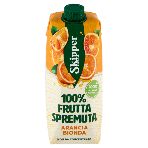 Zuegg Skipper 100% Frutta Spremuta Arancia Bionda 750 ml