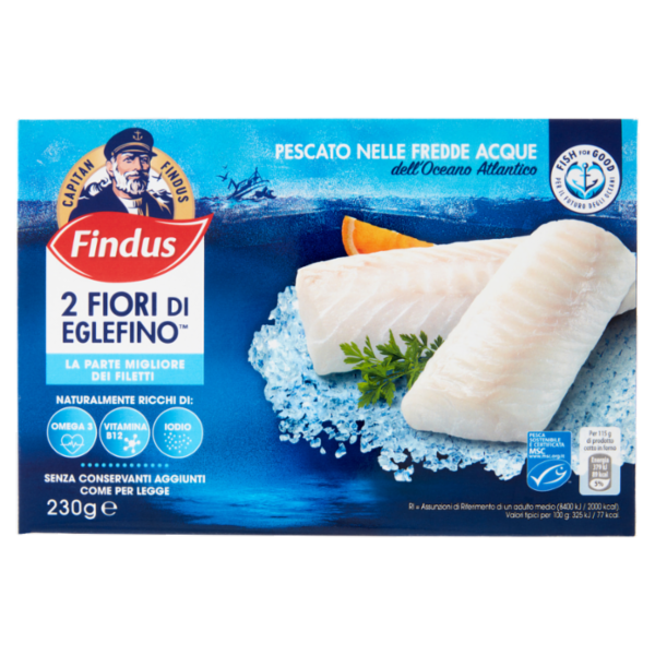 Capitan Findus 2 Fiori di Eglefino 230 g