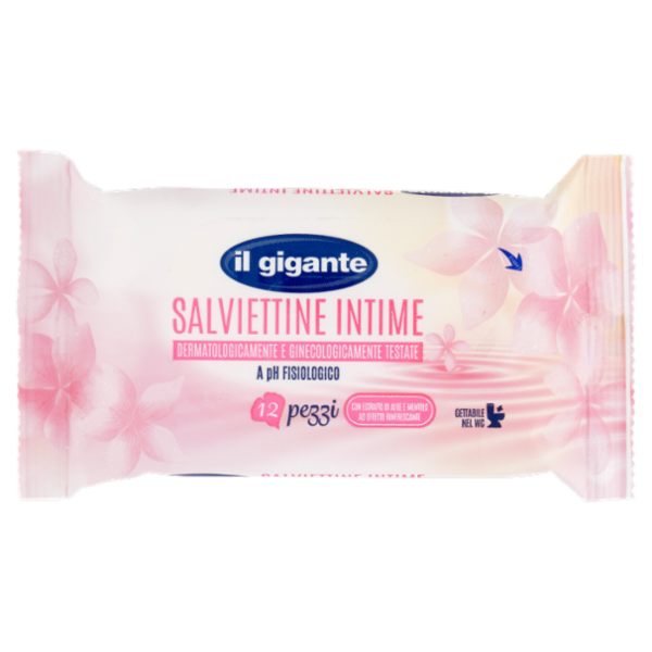 IL GIGANTE Salviettine Intime 12 pz