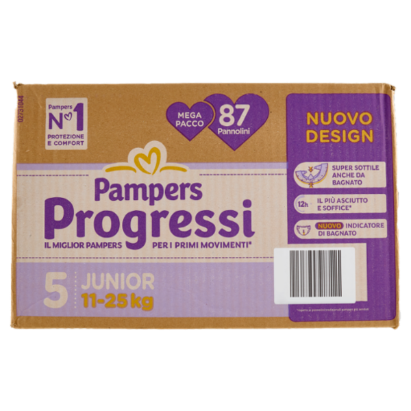 Pampers Progressi Junior 87 pz