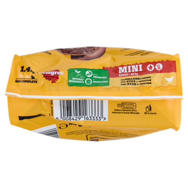 Pedigree Adult Mini con Pollo e Verdure 1.4Kg