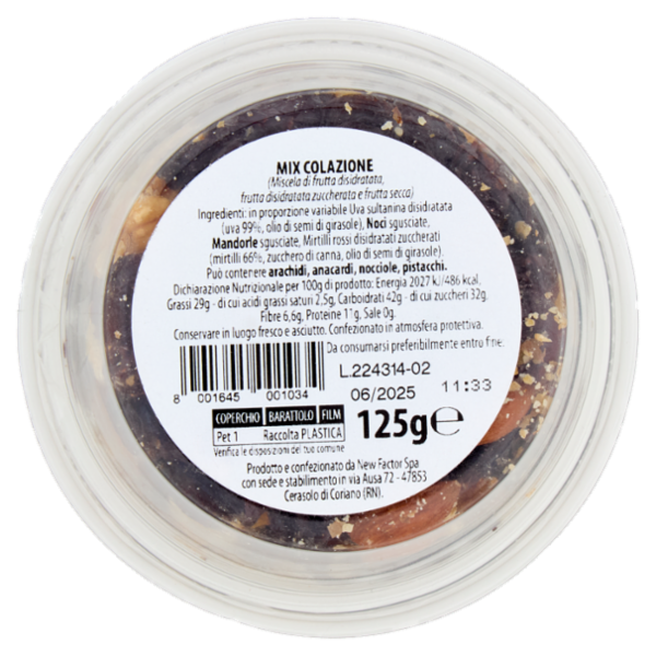 Mister Nut Wellness Mix Colazione 125 g