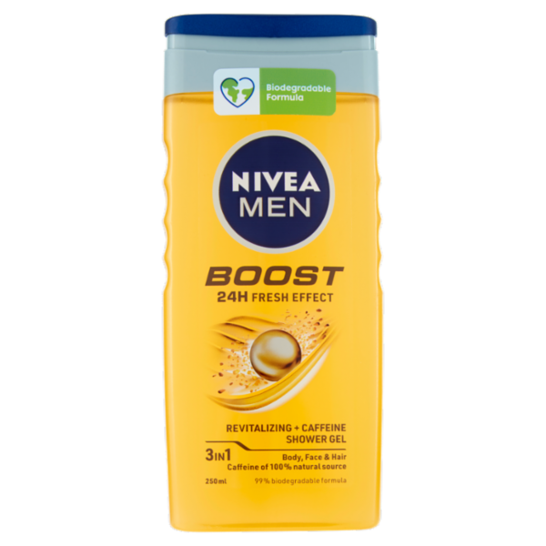 Nivea Men Boost 24H Fresh Effect Shower Gel 250 ml