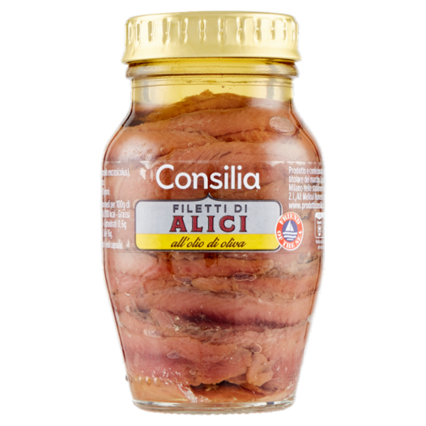 Consilia Filetti di Alici all'Olio di Oliva 156 g
