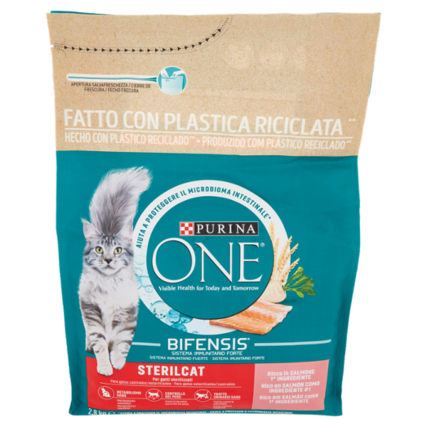 PURINA ONE Sterilcat Ricco in Salmone 2,8 kg