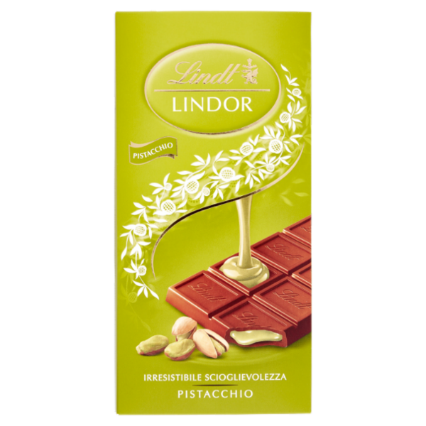 Lindt Lindor Tavoletta Cioccolato al latte Pistacchio 100g