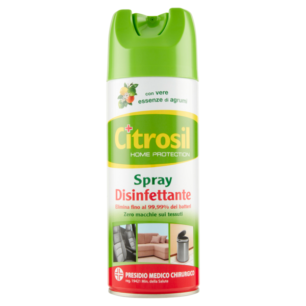 Citrosil Home Protection - Spray Disinfettante con essenze di agrumi, 300 ml