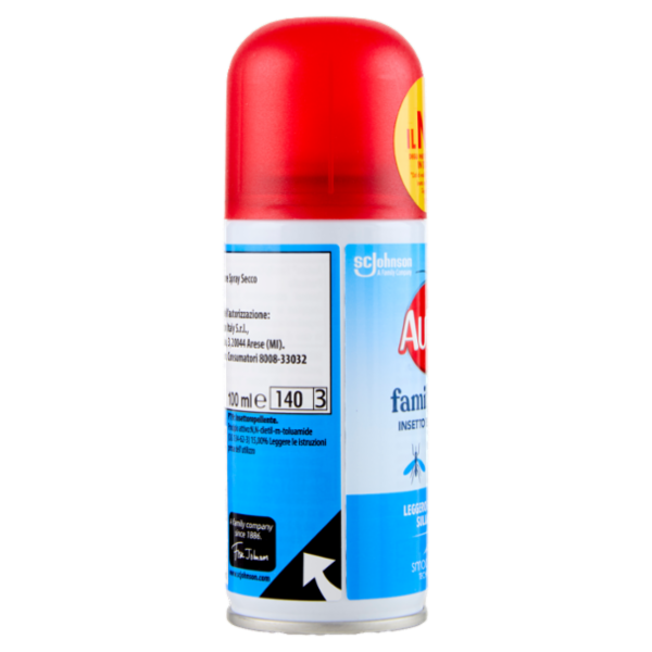 Autan Family Care Spray Secco Insetto Repellente e Antizanzare, 100ml