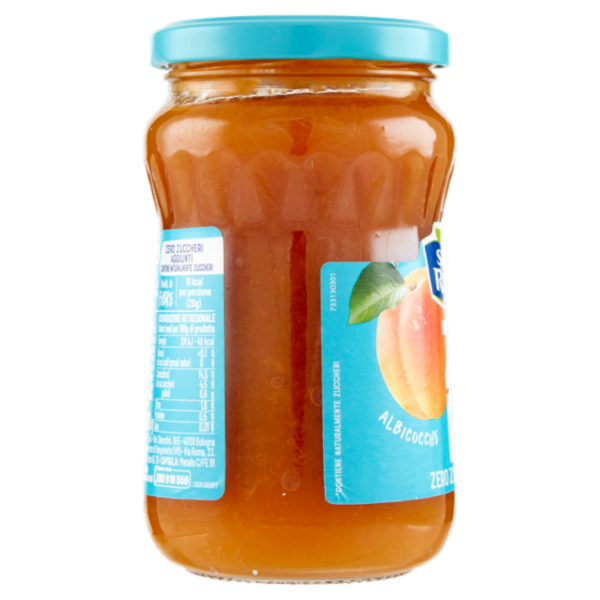 Santa Rosa Confettura Albicocche Fonte di Fibre Zero Zuccheri 300 g