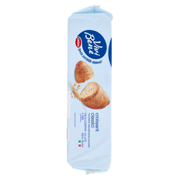 Selex Vivi Bene Croissant Classici Senza Zuccheri Aggiunti 6x40g