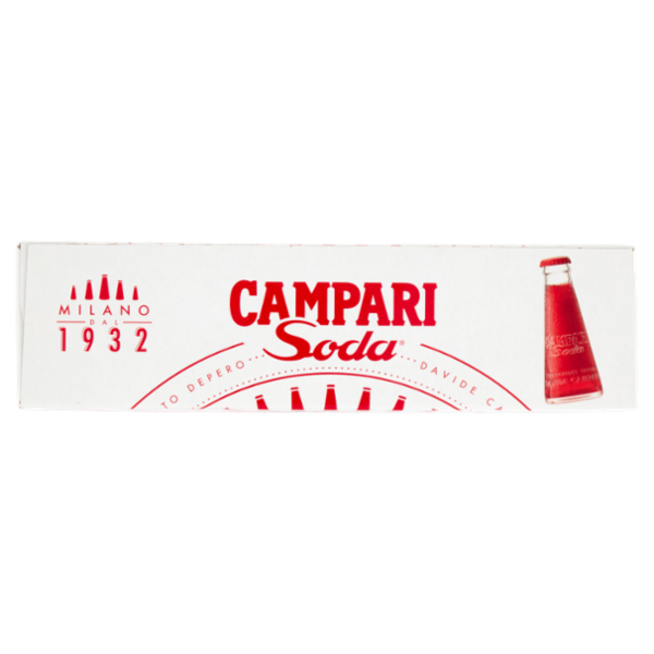 Campari Soda l'Aperitivo Bitter alla Soda Bottiglie 5 x 9,8 cl