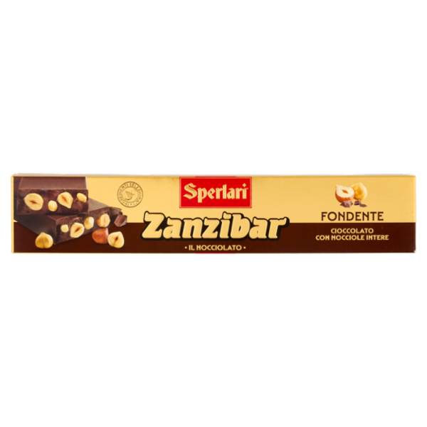 Sperlari Zanzibar il Nocciolato Fondente Cioccolato con Nocciole Intere 150 g