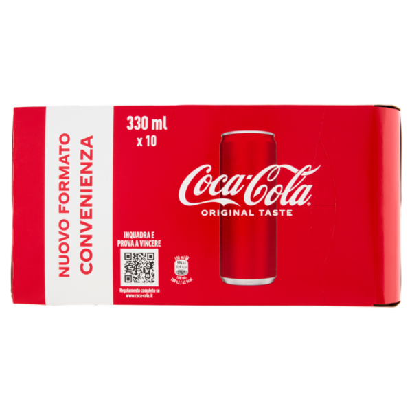 Coca-Cola lattina sleek 10 x 33 cl