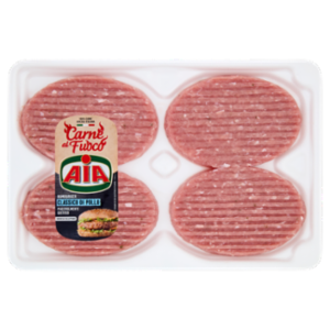 Aia Carne Al Fuoco Hamburger Classico Di Pollo 0,400 Kg