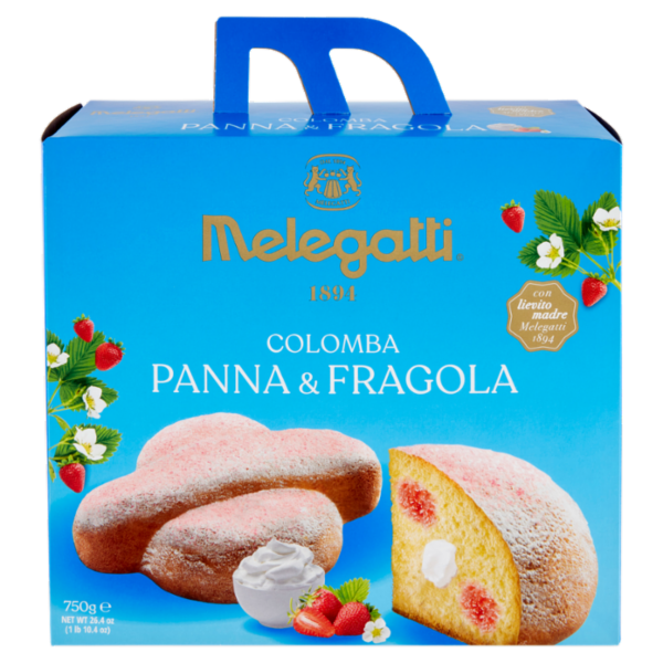 Melegatti 1894 Colomba Panna & Fragola 750 g