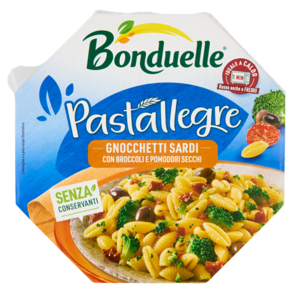 Bonduelle Pastallegre Gnocchetti Sardi con Broccoli e Pomodori Secchi 200 g