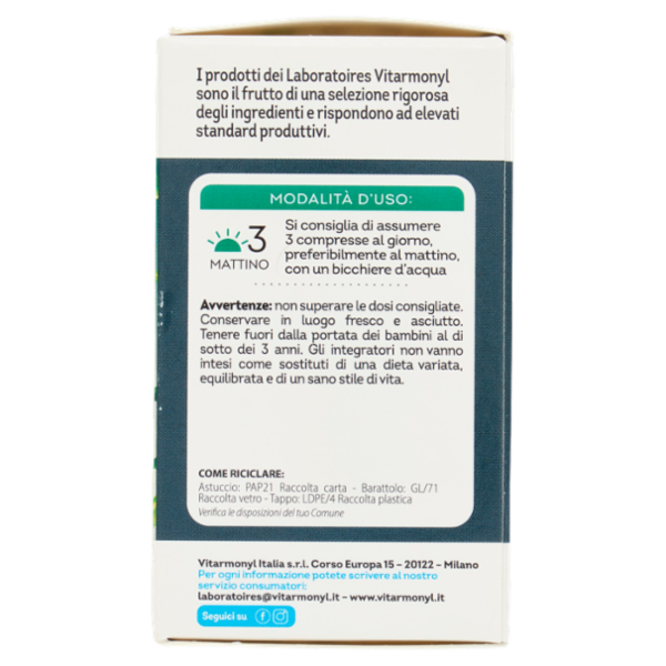 Laboratoires Vitarmonyl Spirulina 60 Compresse 30 g