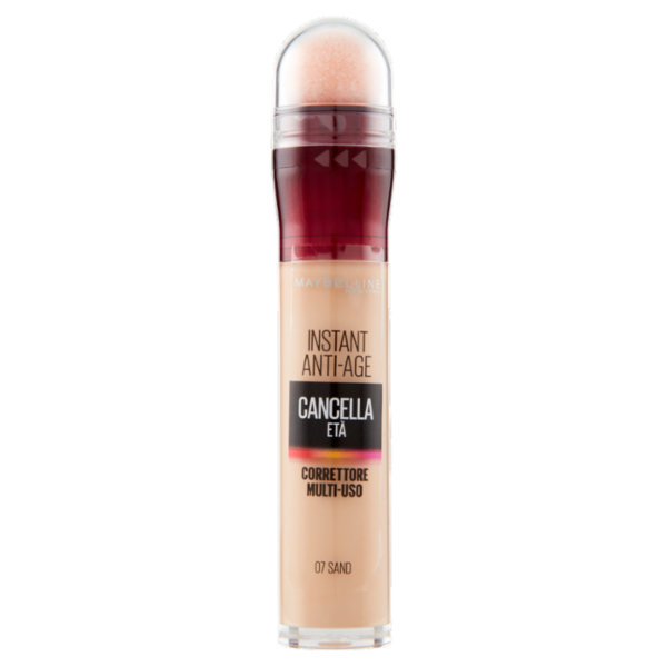 Maybelline New York Correttore Liquido Il Cancella Età, Copre Occhiaie e Piccole Rughe, 07 Sand