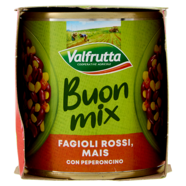 Valfrutta Buon mix Fagioli rossi, Mais con Peperoncino 2 x 140 g