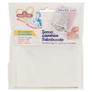 Minerva Linea Lavanderia Sacca Lavatrice Salvabucato 30x50 Cm