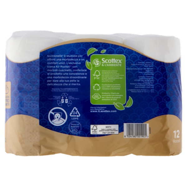 Scottonelle Carta Igienica 12 Rotoli