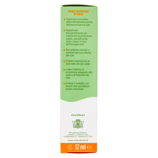 Bilboa Aloe Sensitive Stick Solare 50+ Molto Alta 12 ml