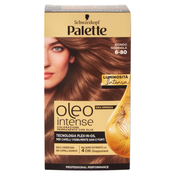 Palette oleo intense Biondo Nocciola 6-80