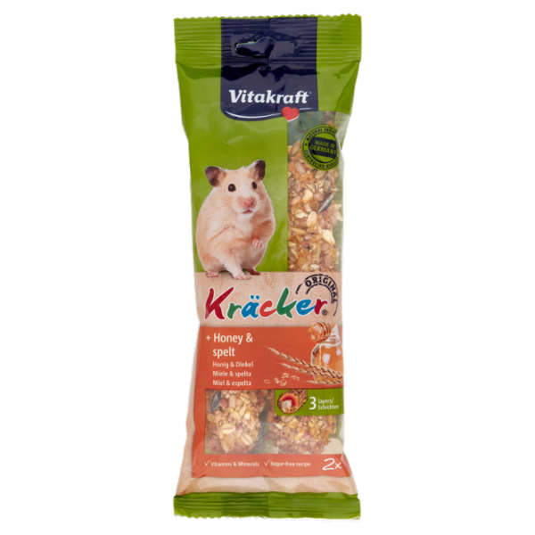 Vitakraft Kräcker Original + Miele & spelta criceti 2 pezzi 112 g