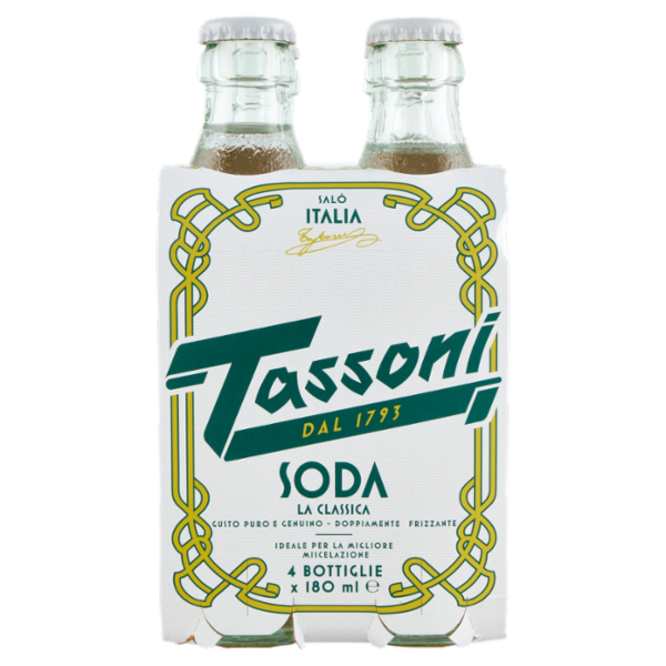 Tassoni Soda la Classica 4 x 180 ml