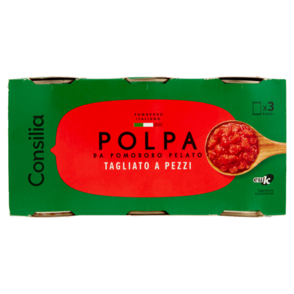 Consilia Polpa di Pomodoro a Cubetti 3x400 g