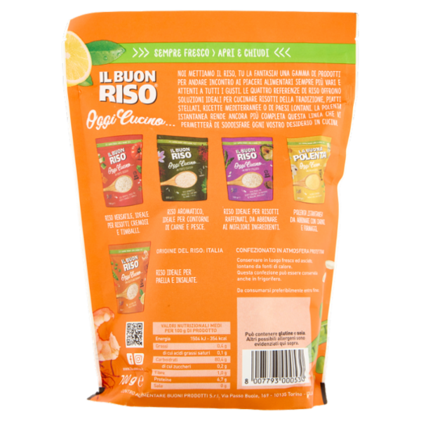 Il Buon Riso Oggi Cucino... una Ricetta Mediterranea! 700 g