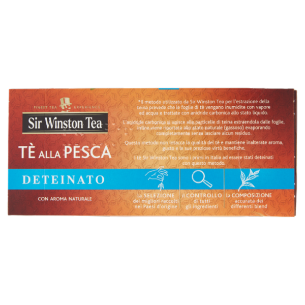 Sir Winston Tea Tè alla Pesca Deteinato 20 x 1,5 g