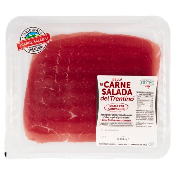 Salumificio Trentino Bella la Carne Salada del Trentino 0,100 kg
