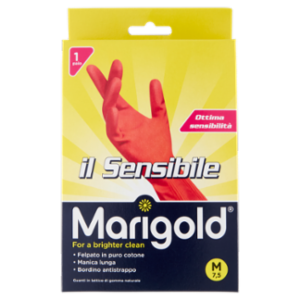 Marigold Il Sensibile Guanti In Lattice Di Gomma Naturale Taglia M 7,5