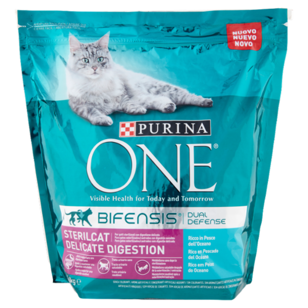 PURINA ONE Sterilcat Delicate Digestion - Pesce dell'Oceano 1,5kg