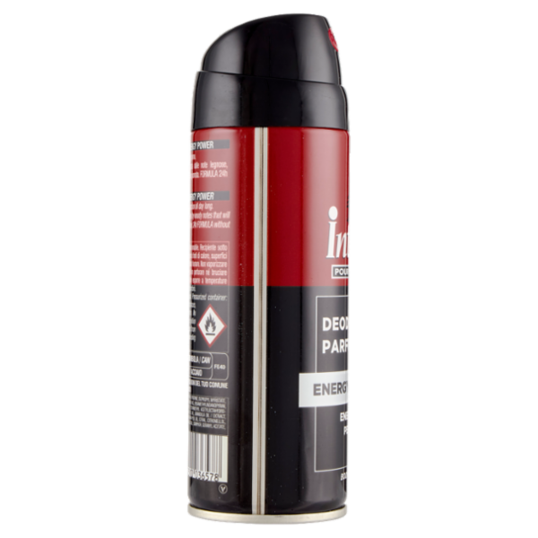 Intesa Pour Homme Deodorant Parfumé Energy Power Body Spray 180 mL