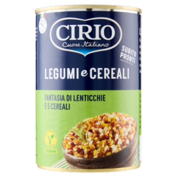 Cirio Legumi e Cereali Fantasia Di Lenticchie e 5 Cereali 410 g