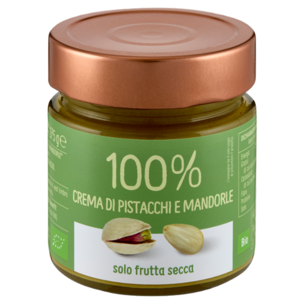 Euro Company 100% Crema di Pistacchi e Mandorle Bio 175 g