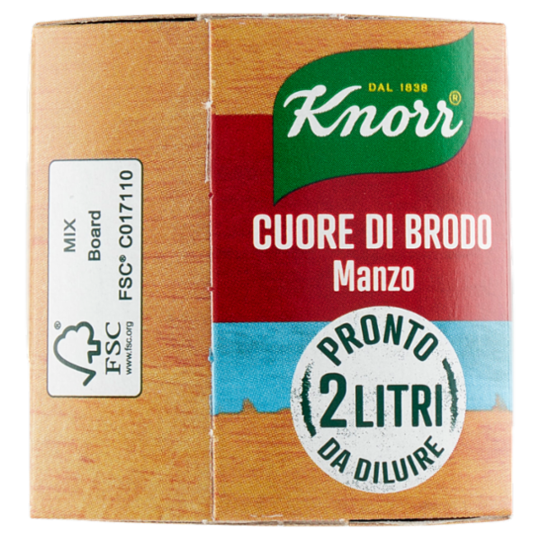 Knorr Cuore di Brodo Manzo -25% di Sale ** 4 x 28 g