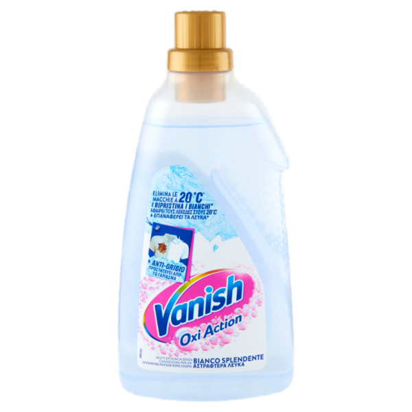 Vanish Oxi Action Gel bianco Smacchiatore bucato 1,5 L