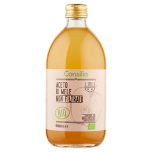 Consilia Aceto Di Mele Non Filtrato Biologico 500 Ml