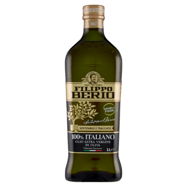 Filippo Berio 100% Italiano Olio Extra Vergine di Oliva 1 L
