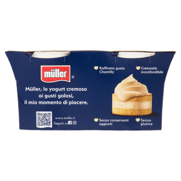 müller Yogurt Cremoso Chantilly 2 x 125 g