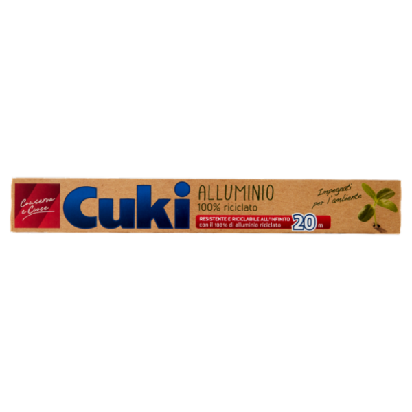 Cuki Conserva e Cuoce Alluminio 100% riciclato 20 m