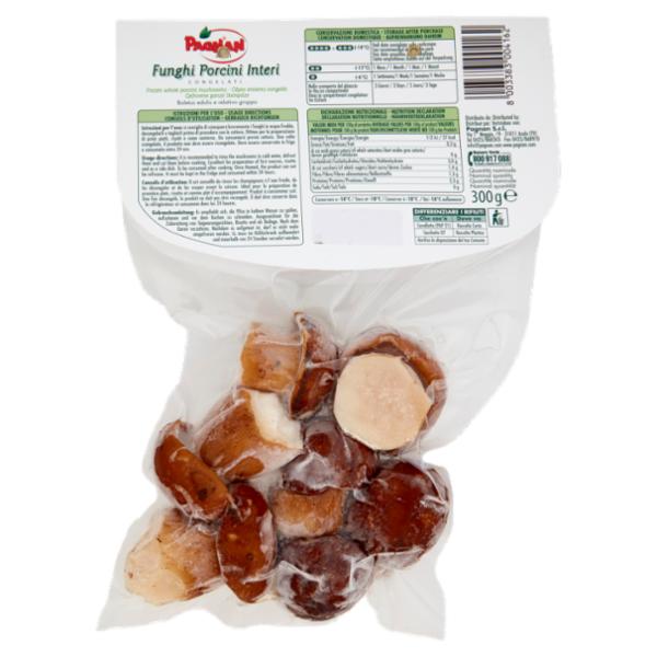 Pagnan Funghi Porcini Interi Congelati 300 g