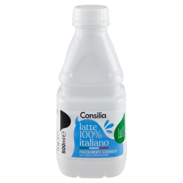 Consilia Latte Uht Parzialmente Scremato 100% Italiano 500 ml